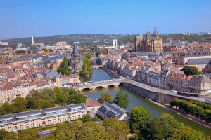 Vue de la ville de Metz.