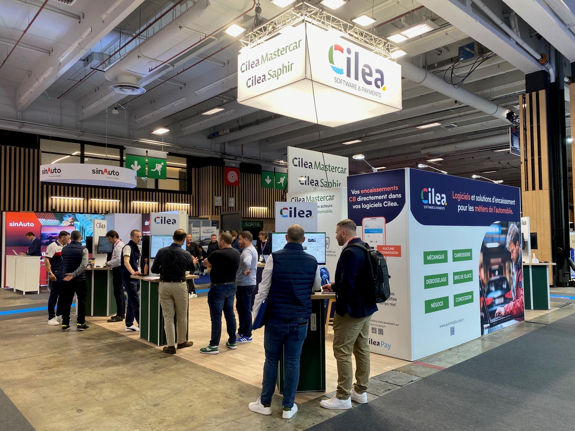 Le stand de Cilea au salon EQUIP AUTO 2025.