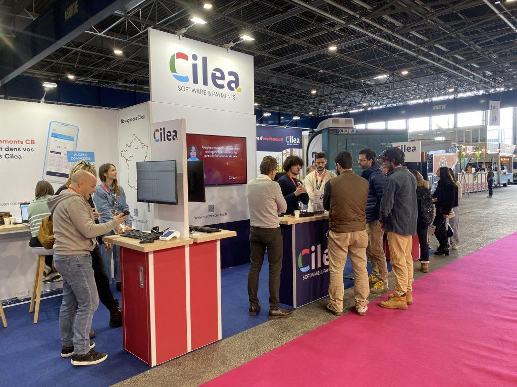 Le stand Cilea au salon Sport Achat Hiver 2026.